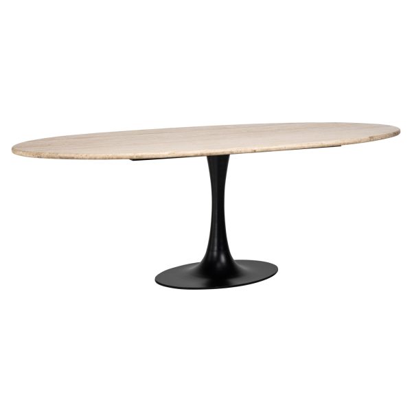 Eettafel Hampton black oval 230 Richmond Interiors