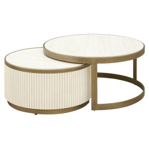 Salontafel Tivoli white (Set of 2) Richmond Interiors