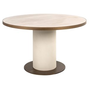 Eettafel Tivoli white 130Ø Richmond Interiors