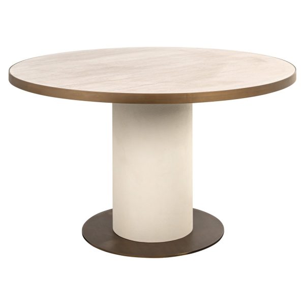 Eettafel Tivoli white 130Ø Richmond Interiors
