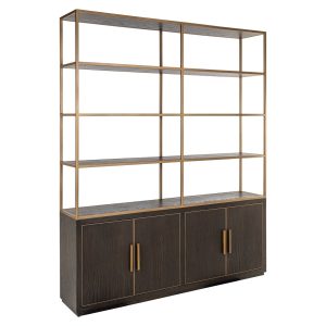 Wandkast Carter brown large 4-doors Richmond Interiors