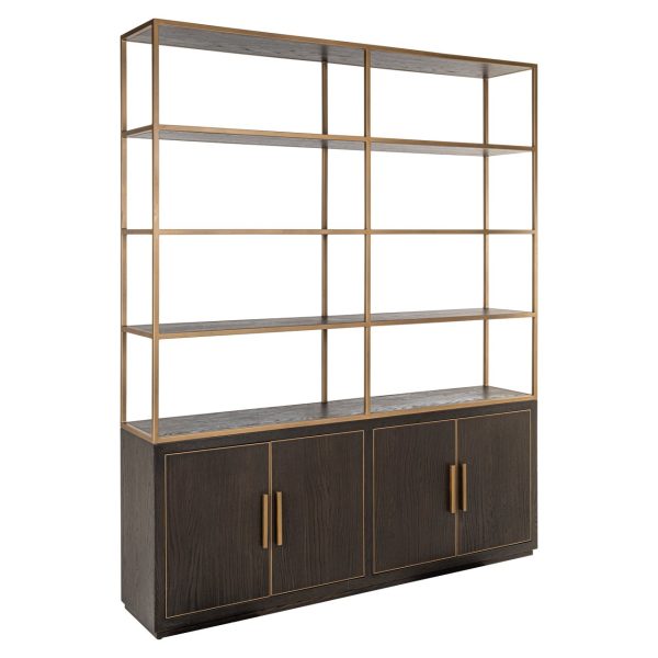 Wandkast Carter brown large 4-doors Richmond Interiors
