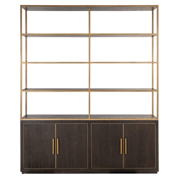 Wandkast Carter brown large 4-doors Richmond Interiors - Afbeelding 2