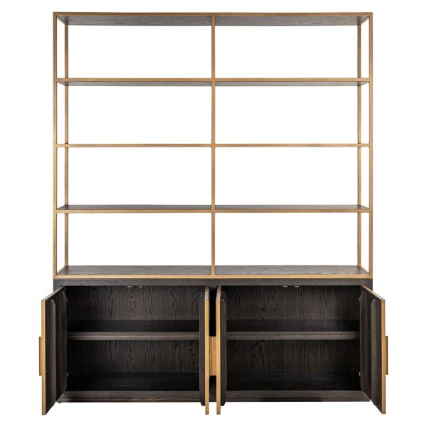 Wandkast Carter brown large 4-doors Richmond Interiors - Afbeelding 3