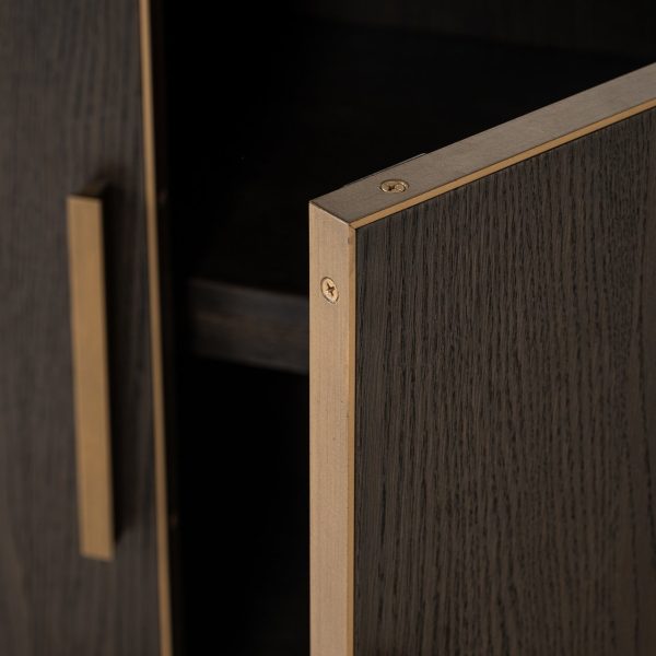 Wandkast Carter brown large 4-doors Richmond Interiors - Afbeelding 8