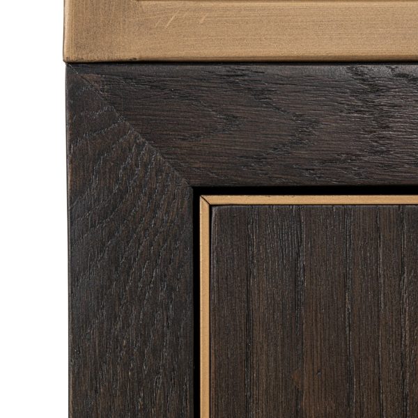 Wandkast Carter brown large 4-doors Richmond Interiors - Afbeelding 6