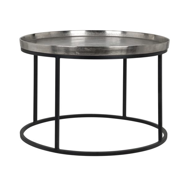 Salontafel Lyam silver 70Ø Richmond Interiors