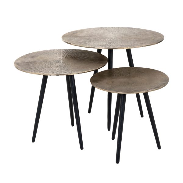 Salontafel Vittorio champagne gold (Set of 3) Richmond Interiors