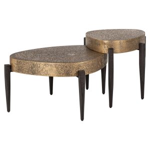 Salontafel Marquee black/gold (Set of 2) Richmond Interiors