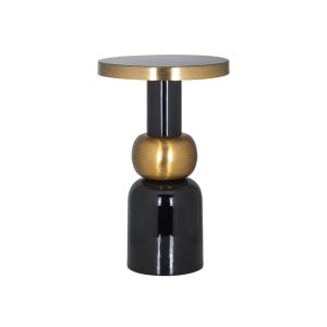 Bijzettafel Mose black 41Ø Richmond Interiors