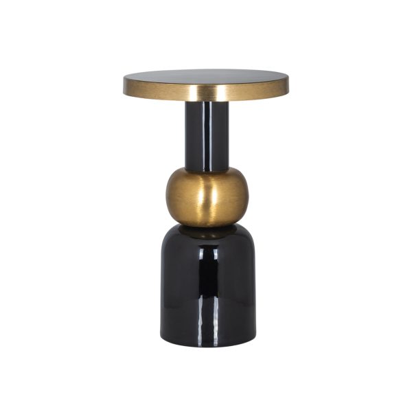 Bijzettafel Mose black 41Ø Richmond Interiors