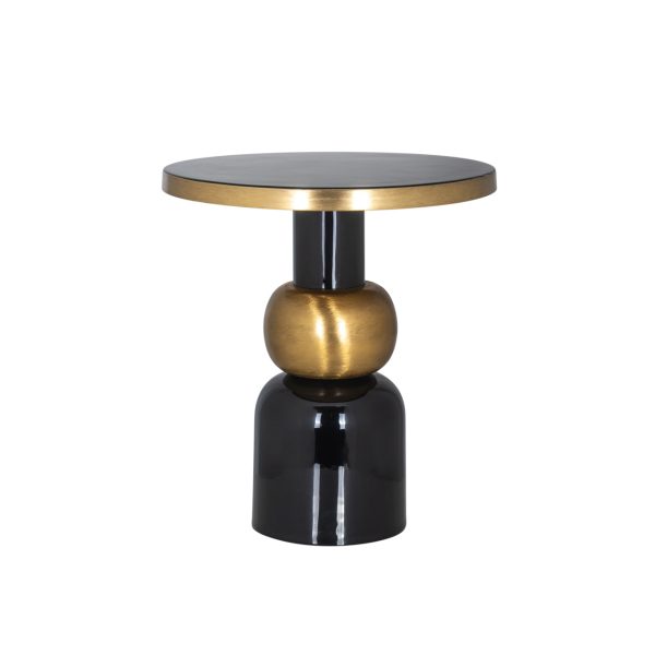 Bijzettafel Mose black 51Ø Richmond Interiors