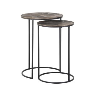 Bijzettafel Tulum brushed gold (Set of 2) Richmond Interiors