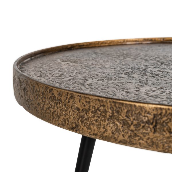 Salontafel Luton black/gold (Set of 3) Richmond Interiors - Afbeelding 3