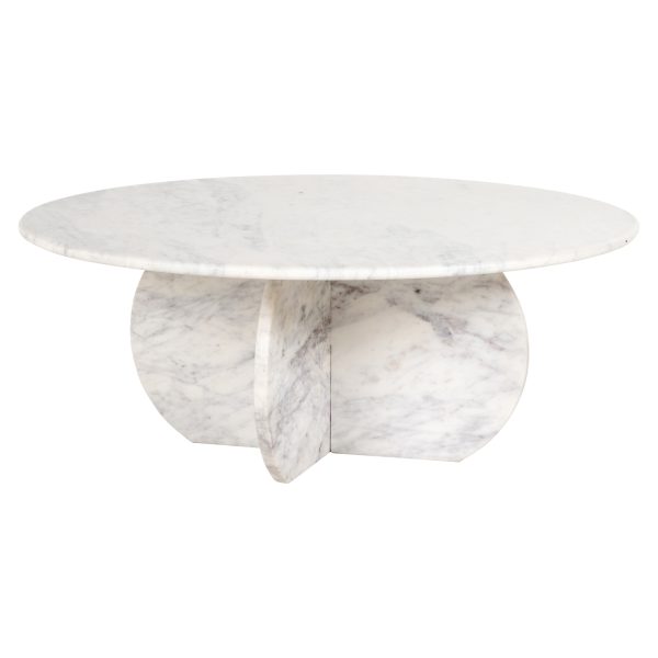 Salontafel Holmes white 90Ø Richmond Interiors
