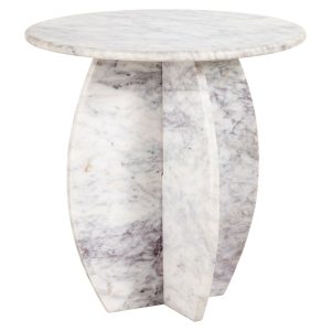 Bijzettafel Holmes white 50Ø Richmond Interiors