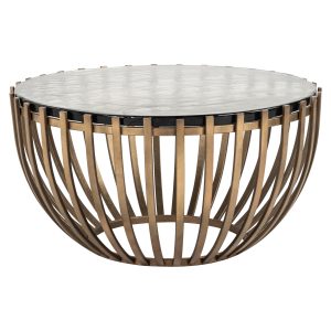 Salontafel Volante gold 84Ø Richmond Interiors