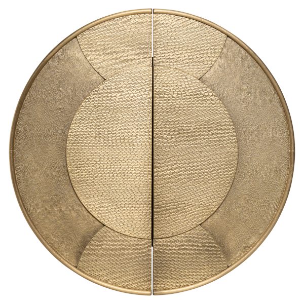 Opbergkast Bowie black/gold Richmond Interiors - Afbeelding 2