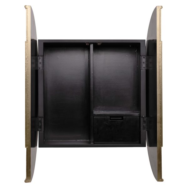 Opbergkast Bowie black/gold Richmond Interiors - Afbeelding 4