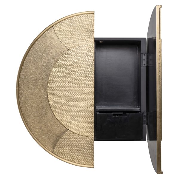 Opbergkast Bowie black/gold Richmond Interiors - Afbeelding 5