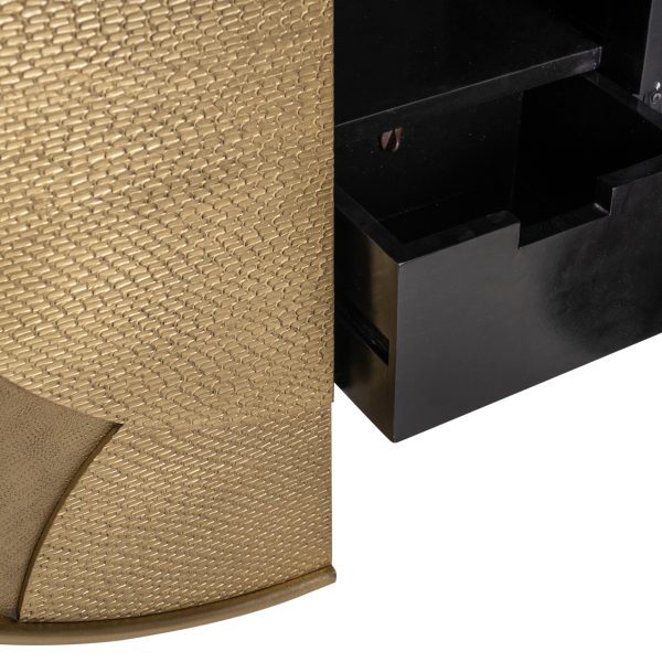 Opbergkast Bowie black/gold Richmond Interiors - Afbeelding 6
