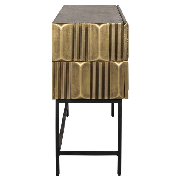 Dressoir Jaxx black/gold Richmond Interiors - Afbeelding 2