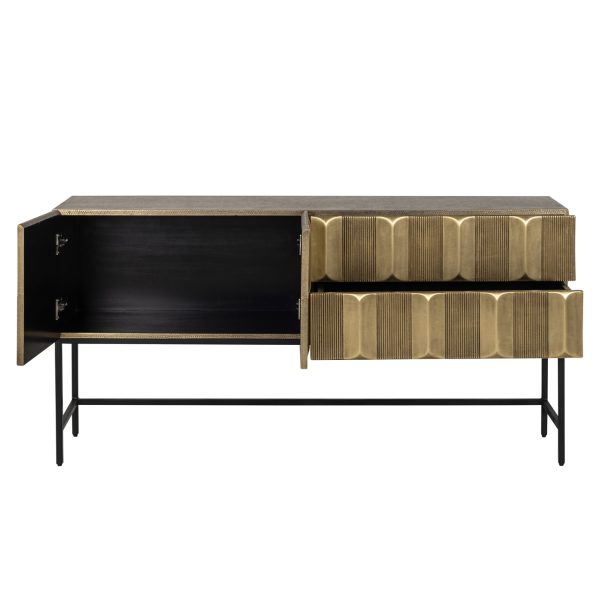 Dressoir Jaxx black/gold Richmond Interiors - Afbeelding 5