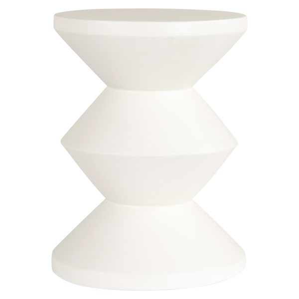 Bijzettafel Bloomstone white 35Ø Richmond Interiors