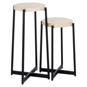 Bijzettafel Dillinger beige (Set of 2) Richmond Interiors