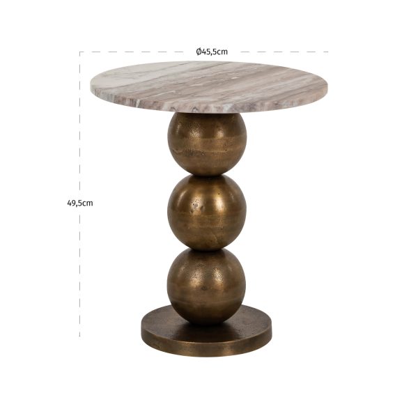 Bijzettafel Barley beige Richmond Interiors - Afbeelding 3