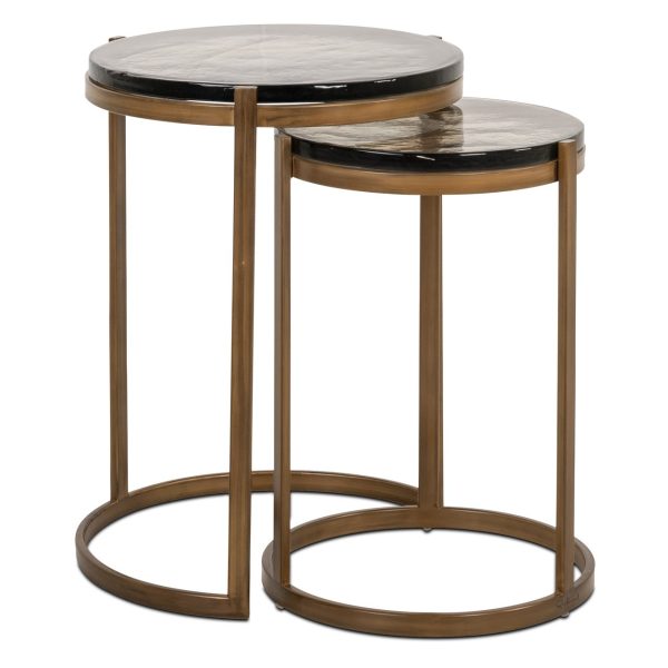 Bijzettafel Cleo gold (Set of 2) Richmond Interiors