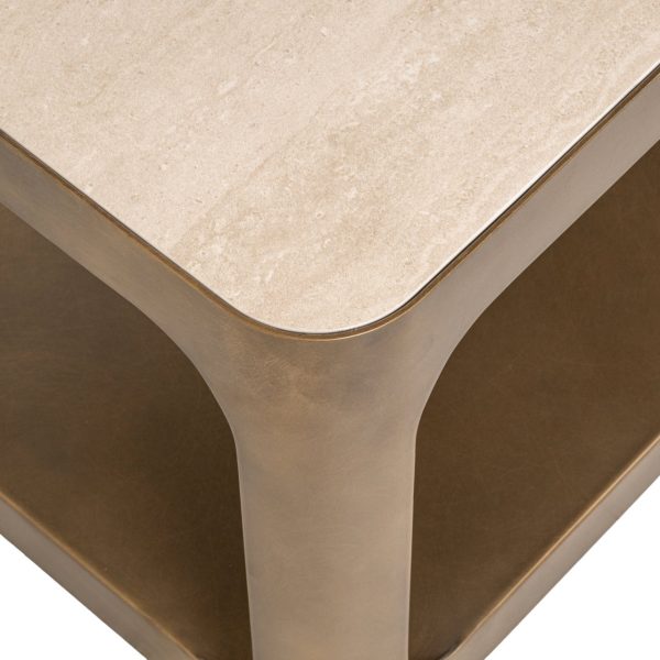TV-meubel Claridge sand 160x40 Richmond Interiors - Afbeelding 6