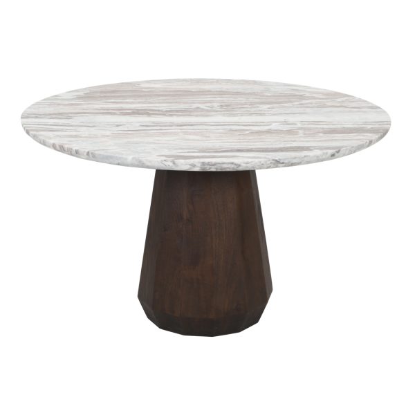 Eettafel Oberoy brown 130Ø Richmond Interiors