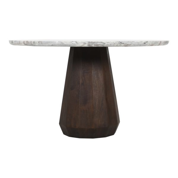 Eettafel Oberoy brown 130Ø Richmond Interiors - Afbeelding 2