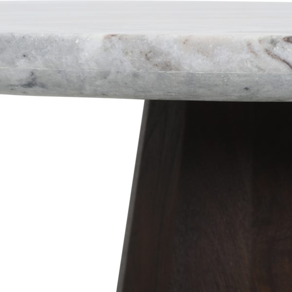 Eettafel Oberoy brown 130Ø Richmond Interiors - Afbeelding 4