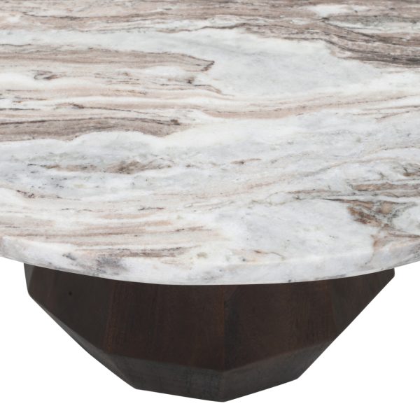 Salontafel Oberoy brown 80Ø Richmond Interiors - Afbeelding 6