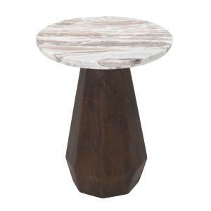 Bijzettafel Oberoy brown 45Ø Richmond Interiors
