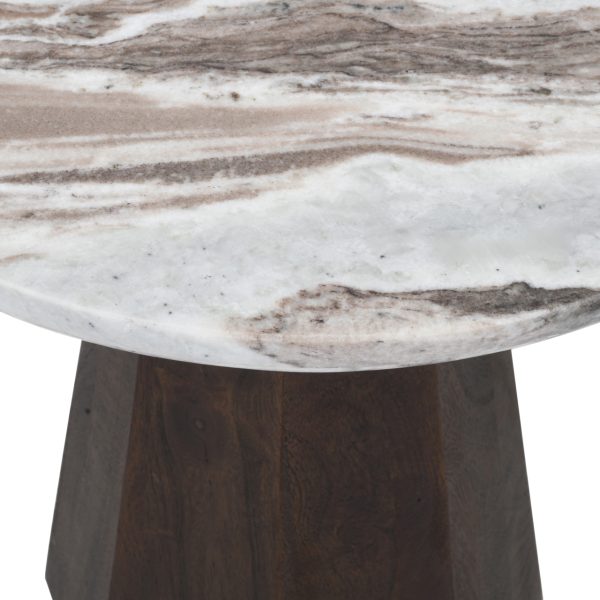 Bijzettafel Oberoy brown 45Ø Richmond Interiors - Afbeelding 5