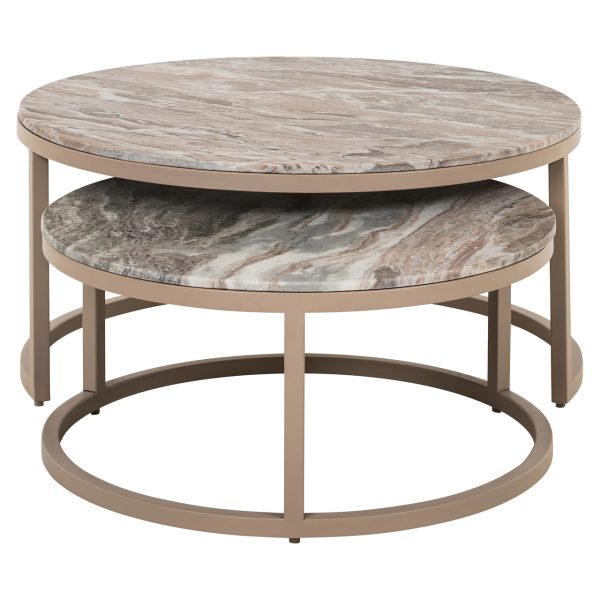 Salontafel Fairfax stone (Set of 2) Richmond Interiors - Afbeelding 3
