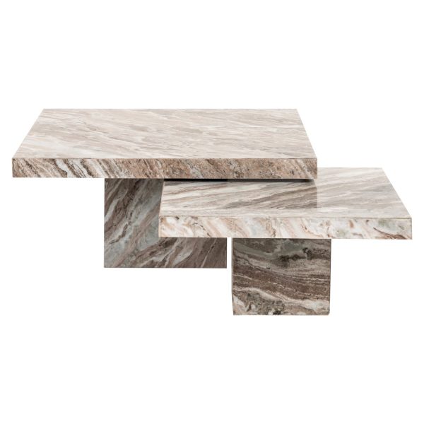Salontafel Rashford stone (Set of 2) Richmond Interiors - Afbeelding 3