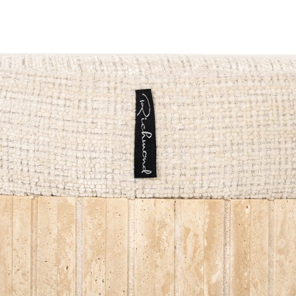 Poef & Voetenbank Gallice beige Richmond Interiors - Afbeelding 3