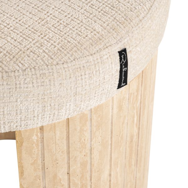 Poef & Voetenbank Gallice beige Richmond Interiors - Afbeelding 4