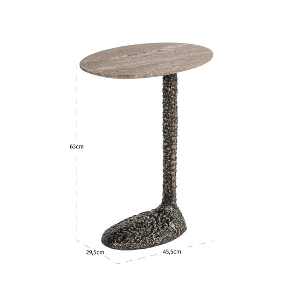 Bijzettafel Arosa brown Richmond Interiors - Afbeelding 5