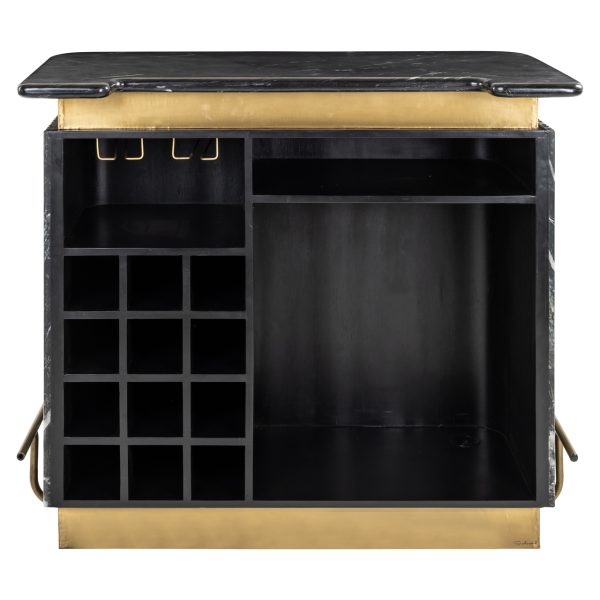 Bar Bombay black/gold Richmond Interiors - Afbeelding 3