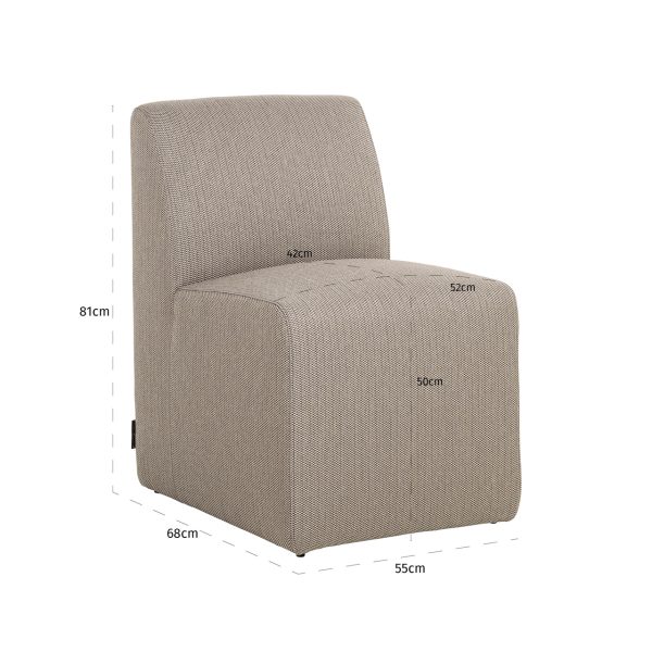 Outdoor eetkamerstoel Riva taupe Richmond Interiors - Afbeelding 11