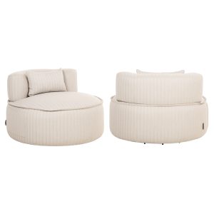 Outdoor lounge stoel Nammos beige swivel Richmond Interiors