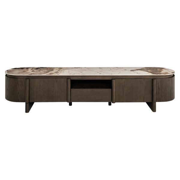 TV-meubel Langford brown Richmond Interiors - Afbeelding 2
