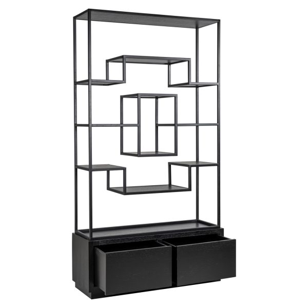 Wandkast Bonvoy black Richmond Interiors - Afbeelding 4