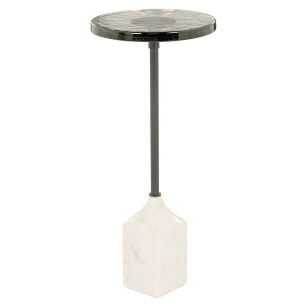 Bijzettafel Aurora white 27Ø Richmond Interiors