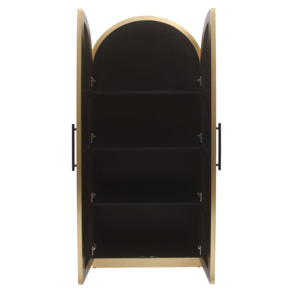 Opbergkast Les Arcs brushed gold Richmond Interiors - Afbeelding 4